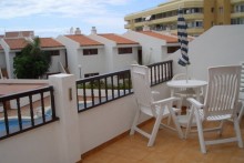 Apartment with double terrace and pool views in the South Tenerife