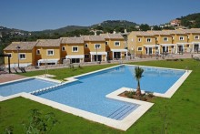 Residential complex in the small tourist town near Alicante