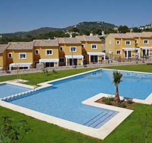 Residential complex in the small tourist town near Alicante